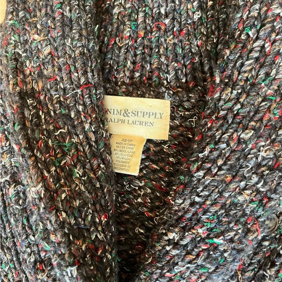 Ralph Lauren Denim & Supply vintage
Wool Silk Cardigan Sweater Shawl Collar - Picture 7 of 11